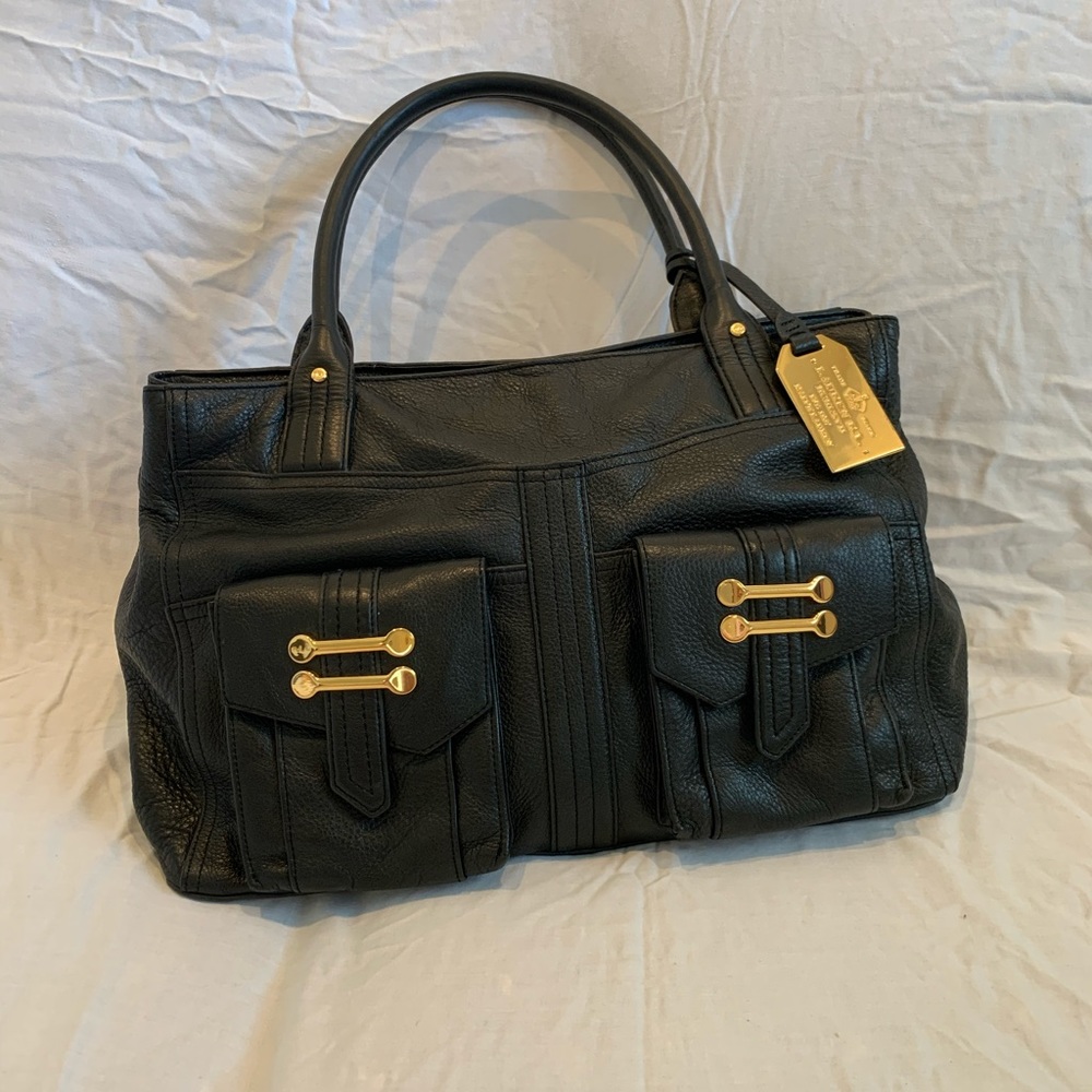 Vintage Lauren R. L. leather Tote